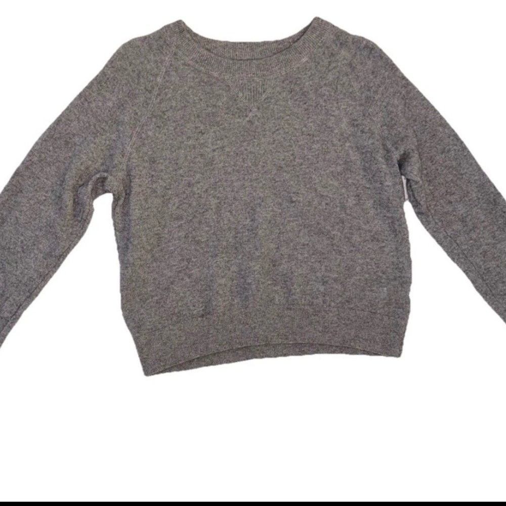 Quince Cashmere Sweater Women Large Gray Classic Old Money Minimal Sophisticate